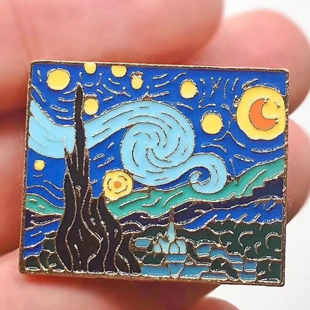 Starry Night Pin - Picture 3 of 5